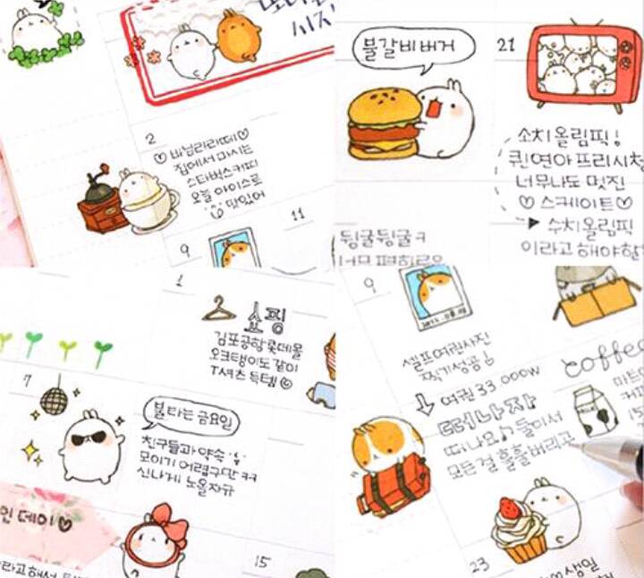 สติ๊กเกอร์ลายกระต่ายน้อย set 6 แผ่น ไม่ซ้ำลายน่ารักมากค่ะ รูปที่ 2