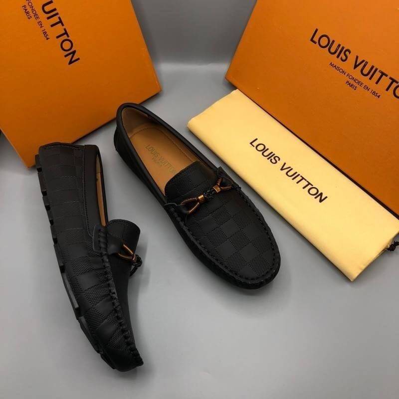 NEW LOUIS VUITTON RASPAIL MOCCASIN LOAFTER SHOES รูปที่ 6