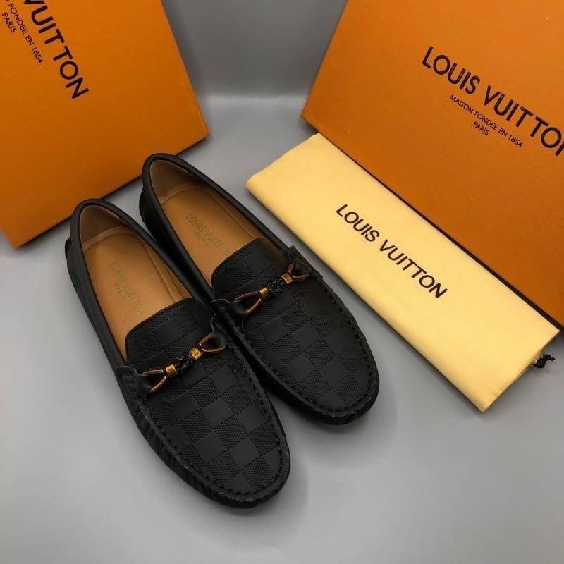 NEW LOUIS VUITTON RASPAIL MOCCASIN LOAFTER SHOES รูปที่ 5