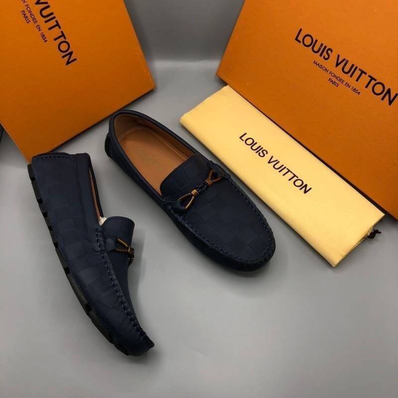 NEW LOUIS VUITTON RASPAIL MOCCASIN LOAFTER SHOES รูปที่ 3