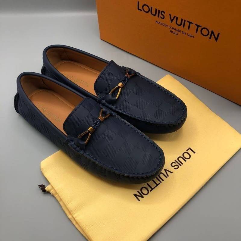 NEW LOUIS VUITTON RASPAIL MOCCASIN LOAFTER SHOES รูปที่ 4