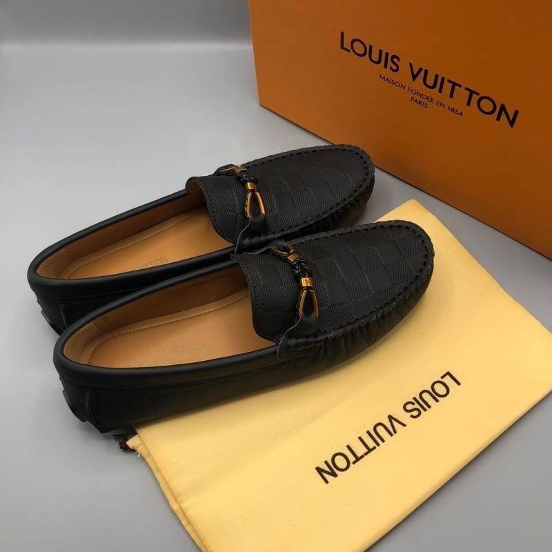 NEW LOUIS VUITTON RASPAIL MOCCASIN LOAFTER SHOES รูปที่ 7