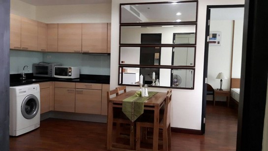 Condo next to BTS Chidlom For Rent The Address Chidlom  2 beds-1 Bath-73sqm.-5th plus floor รูปที่ 1