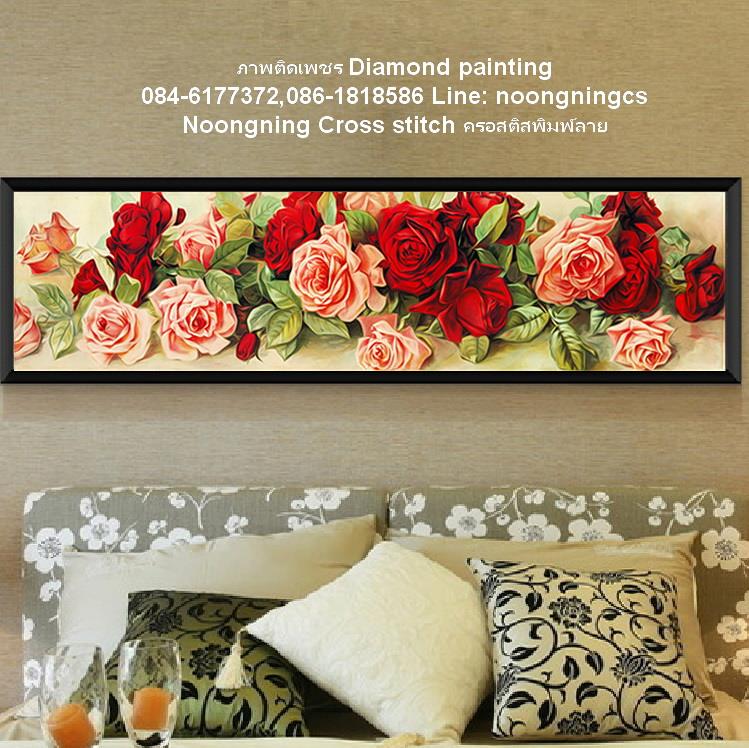 ร้าน noogningcrosstitch ครอสติสพิมพ์ลาย จำหน่ายชุดปักครอสติส ครอสติสคริสตรัล DiamondPainting DIYง่ายๆ86 รูปที่ 1