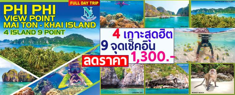 ทัวร์เกาะไม้ท่อน+พีพี+วิวพ้อย+เกาะไข่ รูปที่ 1