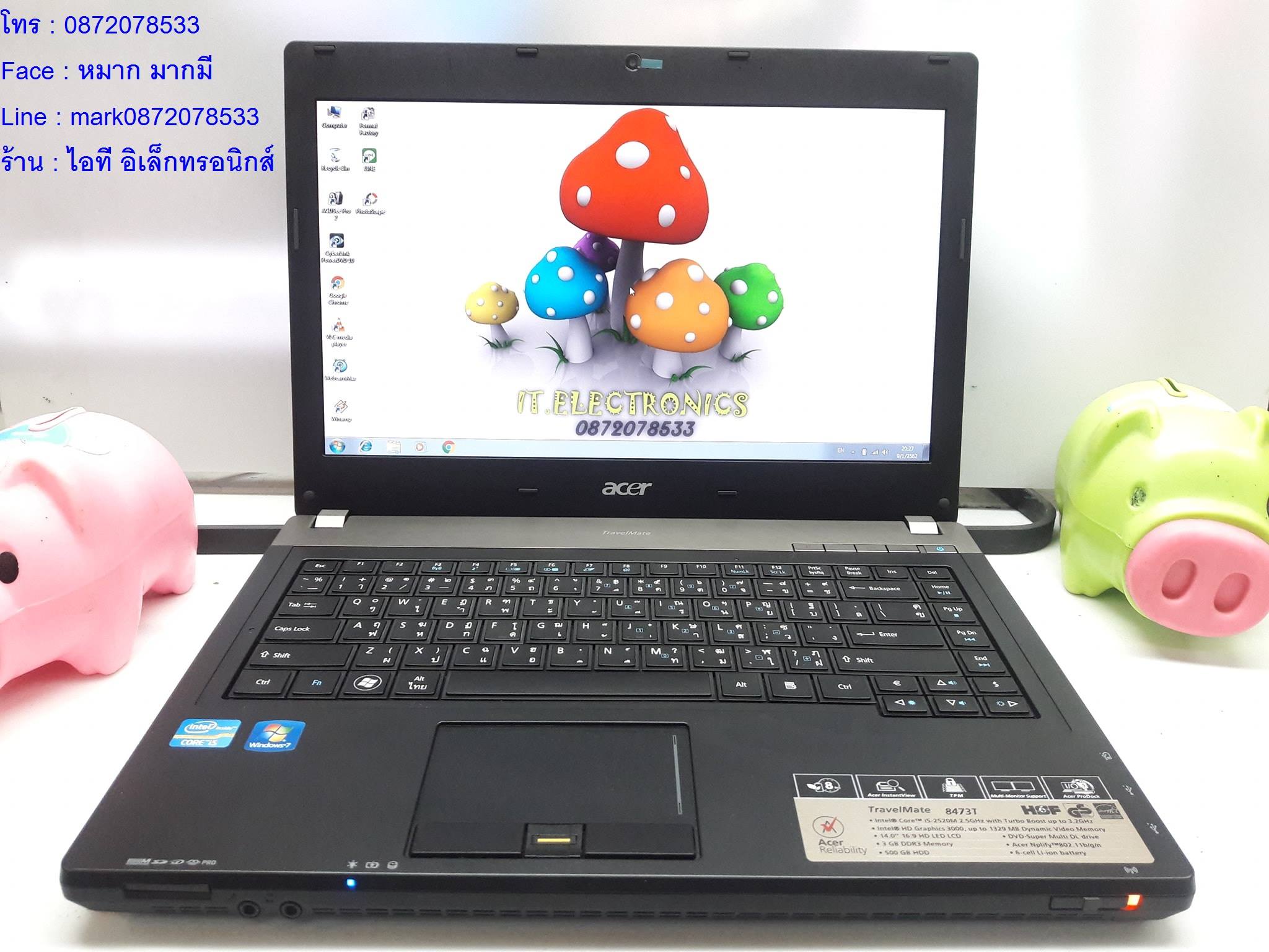  ACER TravelMate 8473T i5-2520M 2.5 GHz รูปที่ 3
