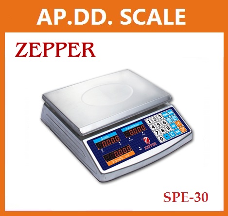  เครื่องชั่งดิจิตอลคำนวณราคา 30kg ยี่ห้อ ZEPPER รุ่น SPE-30 ราคาพิเศษ รูปที่ 1