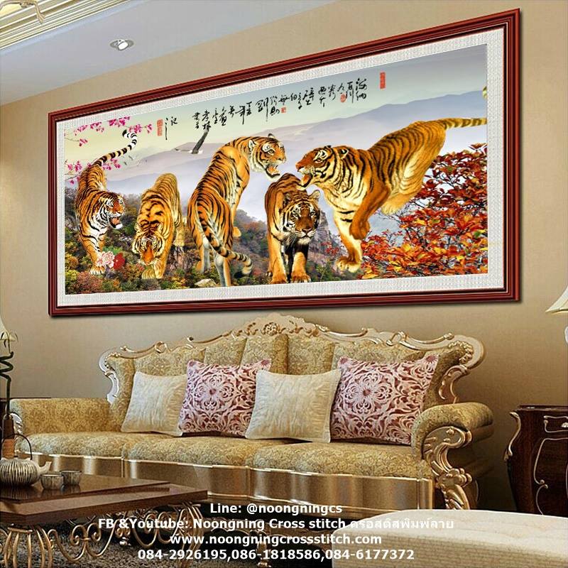 ร้าน noogningcrosstitch ครอสติสพิมพ์ลาย จำหน่ายชุดปักครอสติส ครอสติสคริสตรัล DiamondPainting DIYง่ายๆ218 รูปที่ 1