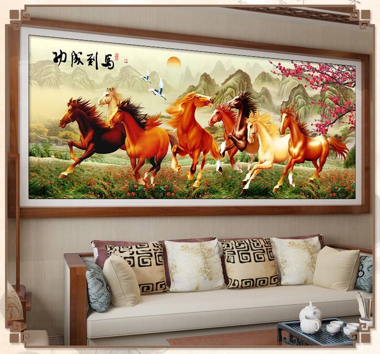 ร้าน noogningcrosstitch ครอสติสพิมพ์ลาย จำหน่ายชุดปักครอสติส ครอสติสคริสตรัล DiamondPainting DIYง่ายๆ355 รูปที่ 1