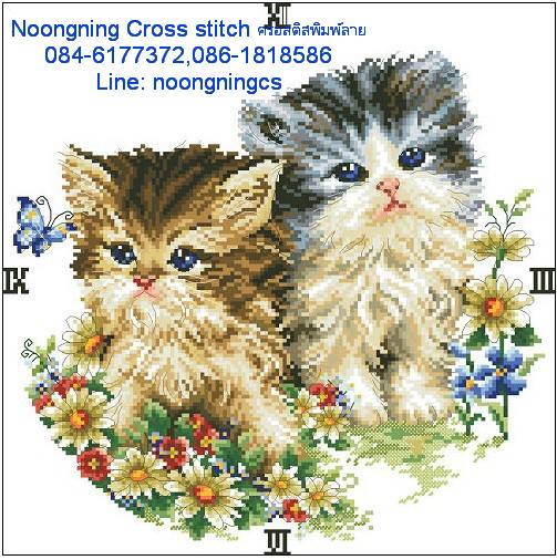 ร้าน noogningcrosstitch ครอสติสพิมพ์ลาย จำหน่ายชุดปักครอสติส ครอสติสคริสตรัล DiamondPainting DIYง่ายๆ565 รูปที่ 1