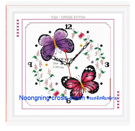 ร้าน noogningcrosstitch ครอสติสพิมพ์ลาย จำหน่ายชุดปักครอสติส ครอสติสคริสตรัล DiamondPainting DIYง่ายๆ558 รูปที่ 1