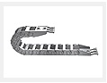 chain,cable chain รางกระดูกงูร้อยสายไฟ รูปที่ 3