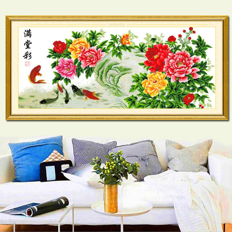 ร้าน noogningcrosstitch ครอสติสพิมพ์ลาย จำหน่ายชุดปักครอสติส ครอสติสคริสตรัล DiamondPainting DIYง่ายๆ567 รูปที่ 1