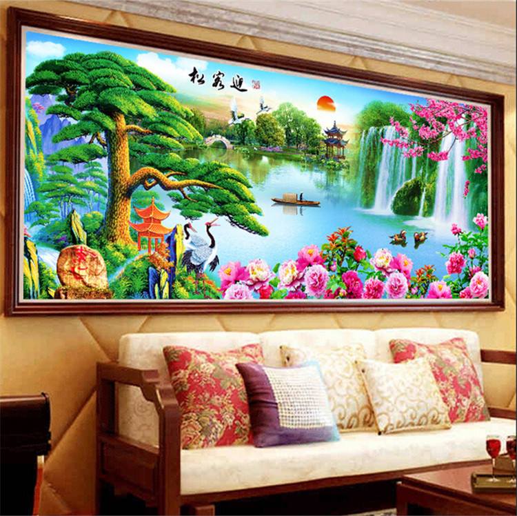 ร้าน noogningcrosstitch ครอสติสพิมพ์ลาย จำหน่ายชุดปักครอสติส ครอสติสคริสตรัล DiamondPainting DIYง่ายๆ674 รูปที่ 1