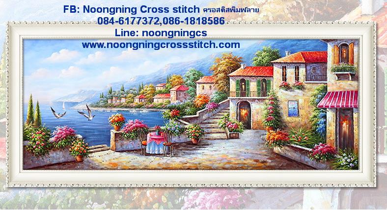 ร้าน noogningcrosstitch ครอสติสพิมพ์ลาย จำหน่ายชุดปักครอสติส ครอสติสคริสตรัล DiamondPainting DIYง่ายๆ726 รูปที่ 1