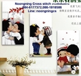 ร้าน noogningcrosstitch ครอสติสพิมพ์ลาย จำหน่ายชุดปักครอสติส ครอสติสคริสตรัล DiamondPainting DIYง่ายๆ851