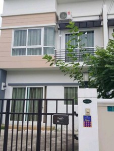 For Rent บ้านใหม่มากยังไม่เคยเข้าอยู่ ลำลูกกาคลอง5 หลังมุม 3นอน2น้ำ พร้อมแอร์1เครื่อง เดินทางสะดวก รูปที่ 1