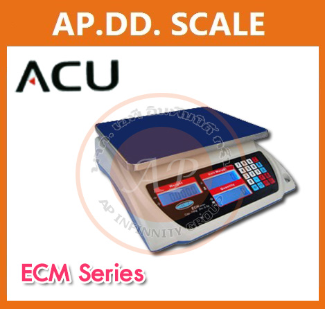 เครื่องชั่งดิจิตอลตั้งโต๊ะ นับจำนวน 3-15kg ยี่ห้อ ACU รุ่น ECM Series รูปที่ 1