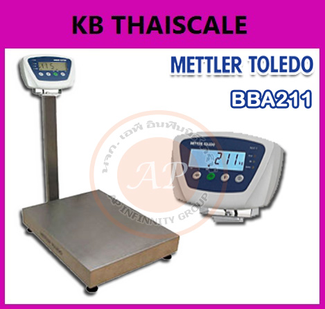 เครื่องชั่งดิจิตอลตั้งพื้น กันน้ำ 30-300kg ยี่ห้อ Mettler Toledo รุ่น BBA211 รูปที่ 1