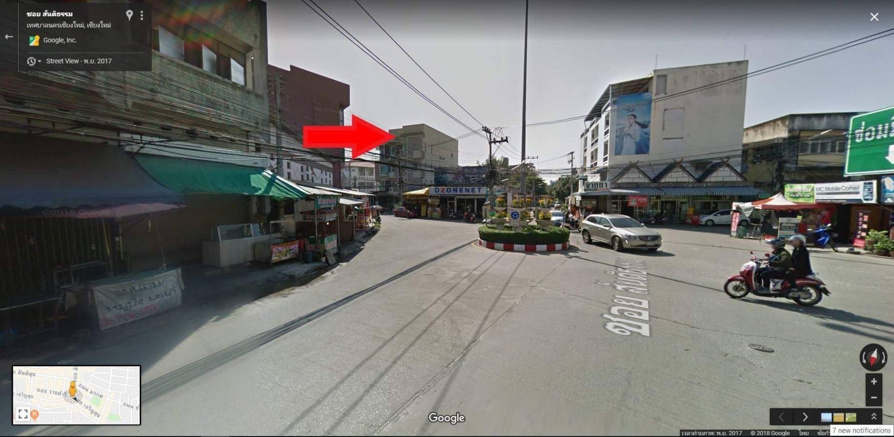 อาคารพาณิชย์ตรง 5แยกสันติธรรม   ขนาด 28.1/10 ตร.ว. 4 ชั้น  ฟรีค่าโอน รูปที่ 1