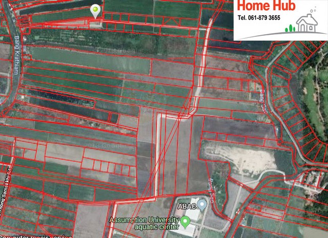 ขายที่ดินจัดสรรหลังเอแบค บางนา ต.บางเสาธง 22,500 บ/ ตร.ว เริ่มต้นเพียง 2 ล้านบาท เหมาะซื้อเก็บ รูปที่ 1