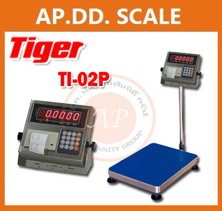 เครื่องชั่งตั้งพื้น พิมพ์น้ำหนักได้ 30-750kg ยี่ห้อ TIGER รุ่น TI-02P ราคาพิเศษ รูปที่ 1