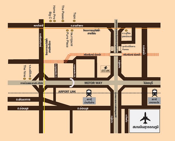 ให้เช่า ทฮ. 3 ชั้น หมู่บ้าน ซิตี้ ลิงค์ วงแหวน พระราม 9 Townhome 3 Storey City Link Wongwaen rama9 รูปที่ 1