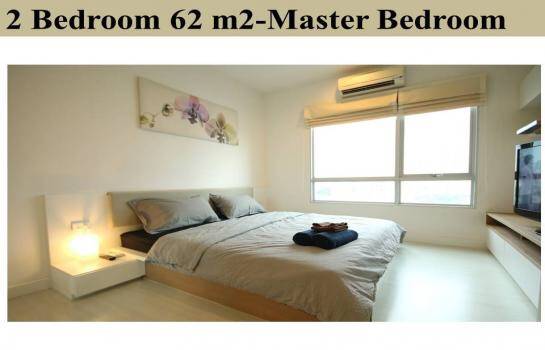 Condo for Rent The Room รัชดา-ลาดพร้าว ,2 Bedroom 62 SQ.M. 8F. ,MRT ลาดพร้าว 200M. รูปที่ 1