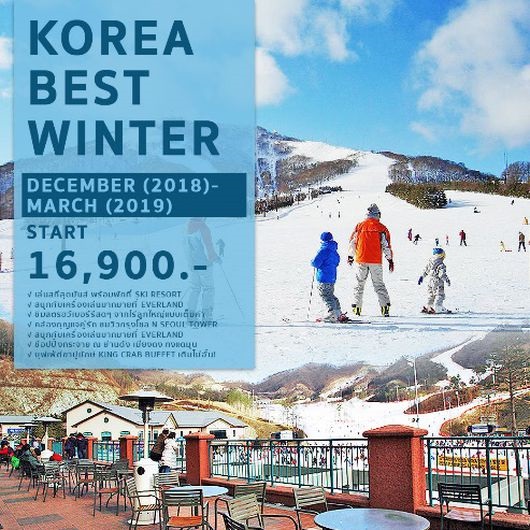 ทัวร์เกาหลี BEST WINTER 5 วัน 3 คืน  เริ่มเพียง 16,900 บาท รูปที่ 1