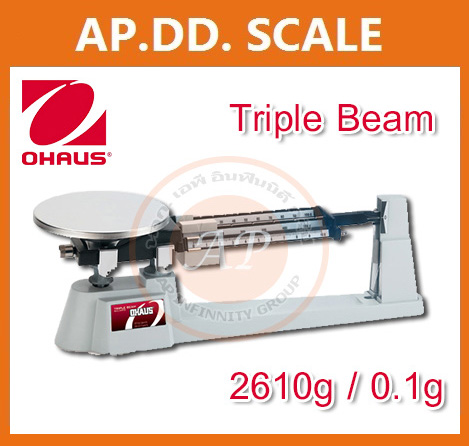 เครื่องชั่งแมคคานิกส์ ชั่งได้ 2610กรัม ยี่ห้อ OHAUS รุ่น Triple Beam  รูปที่ 1