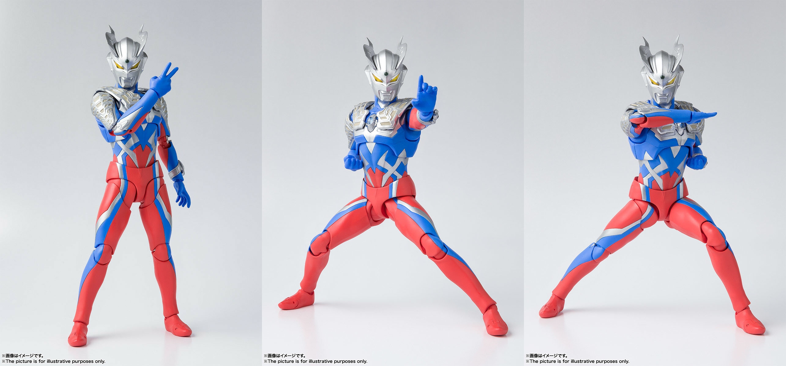 โมเดลฟิกเกอร์อุลตร้าแมนซีโร่ S.H.Figuarts Ultraman Zero ของใหม่ของแท้Bandai รูปที่ 2