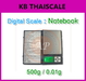 รูปย่อ เครื่องชั่งดิจิตอลแบบพกพา พิกัด 500g รุ่น Notebook ราคาประหยัด รูปที่1