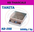 ตาชั่งดิจิตอล เครื่องชั่งดิจิตอล เครื่องชั่งแบบตั้งโต๊ะ รุ่น KD-200-500 ยี่ห้อ TANITA (5 กิโลกรัม) ค่าละเอียด 5 กรัม