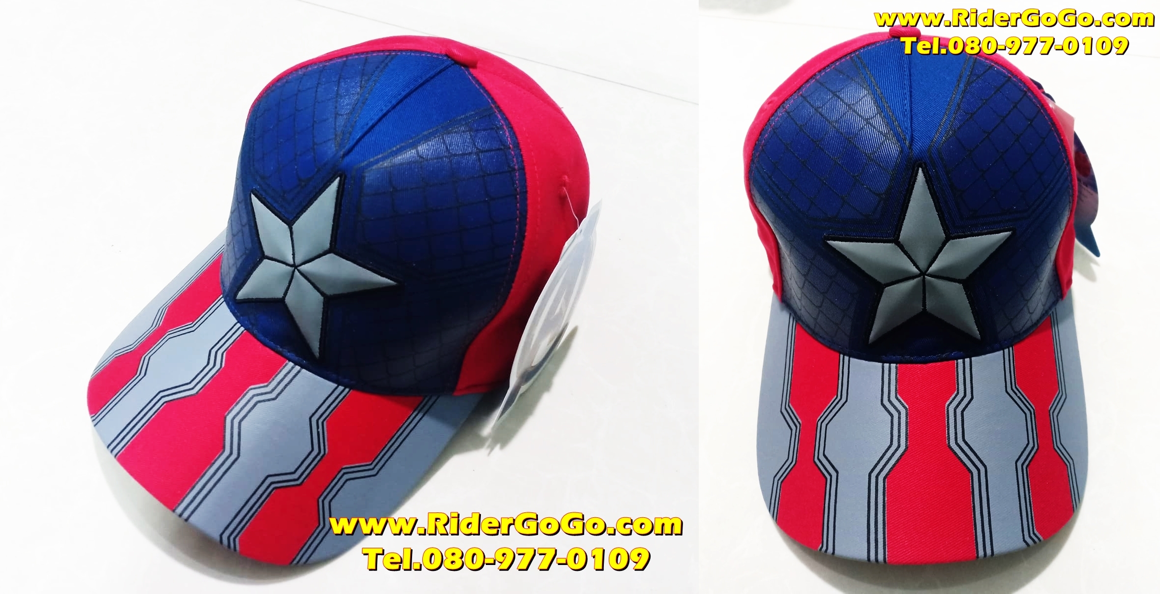 หมวกแก๊ปกัปตันอเมริกา ภาคเอนเกม Avengers Endgame Captain America Baseball Cap ของแท้ลิขสิทธิ์ รูปที่ 1