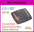 เครื่องชั่งน้ำหนักบุคคล วัดแคลอรี่ได้ 180kg ยี่ห้อ CAMRY รุ่น EF731