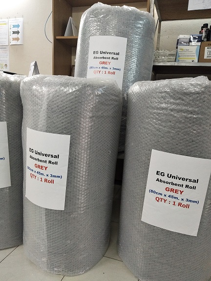 จำหน่ายราคาส่ง Universal Absorbent Pads and Roll  (สีเทา) วัสดุดูดซับของเหลว น้ำมัน สารเคมี แบบแผ่นและแบบม้วน ผ้าซับน้ำมัน ผ้าซับสารเคมี และของเหลวที่หกรั่วไหล ผลิตจากวัสดุคุณภาพดี นำเข้าเองจากอเมริกา รูปที่ 2