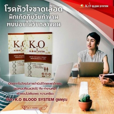 K O Blood System บำรุงและดีท๊อกซ์ระบบเลือด ตับ ไต  ช่วยบำรุงเลือด รูปที่ 5
