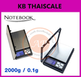 เครื่องชั่งดิจิตอลขนาดเล็ก 2000g รุ่น NOTEBOOK 2000