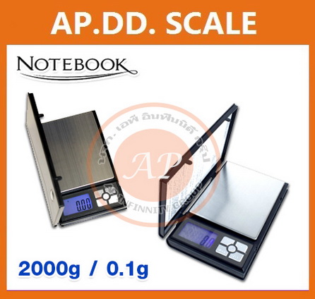 เครื่องชั่งดิจิตอลขนาดเล็ก 2000g รุ่น NOTEBOOK 2000  ราคาพิเศษ รูปที่ 1