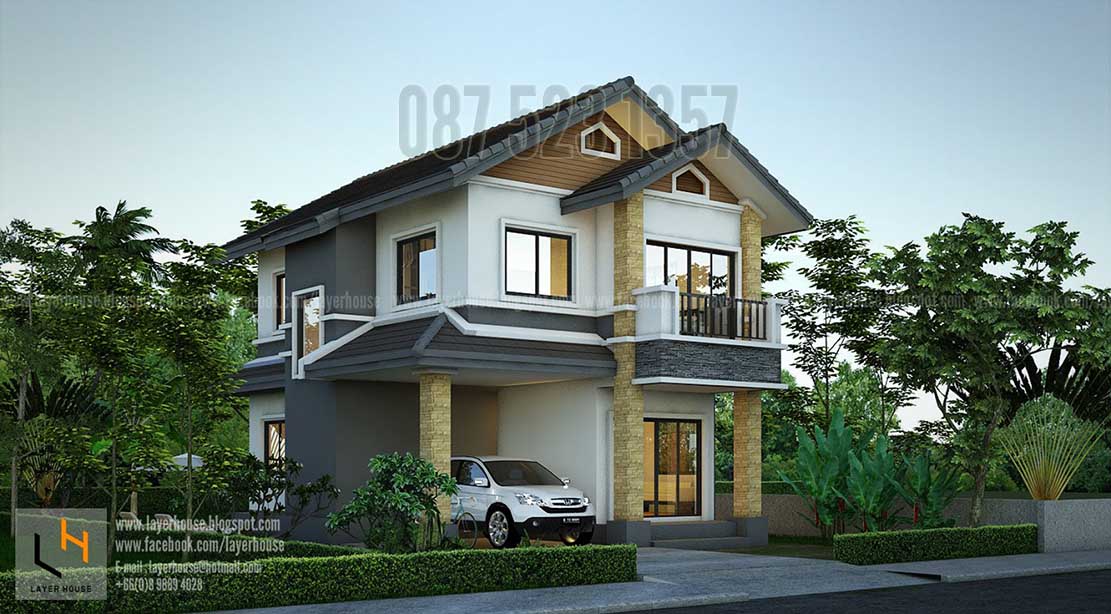 ขายแบบบ้านสำเร็จรูป รับออกแบบบ้าน เขียนแบบบ้าน โดยLayerhouse รูปที่ 5