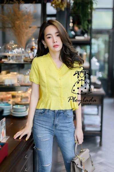 ขายส่ง เสื้อผ้าแฟชั่น เสื้อเรย่อน ชุดเดรส เสื้อกล้าม สายเดี่ยว จั๊มสูท ชุดเซท  กางเกงยีนส์  รูปที่ 5