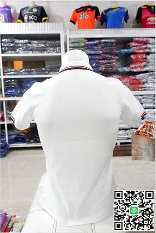 เสื้อโปโล ขาวยุโรป แบร์น POLYGAN พร้อมบริการงานปักงานสกรีนตามความต้องการ รูปที่ 4