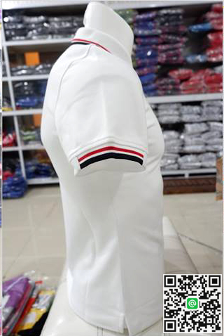 เสื้อโปโล ขาวยุโรป แบร์น POLYGAN พร้อมบริการงานปักงานสกรีนตามความต้องการ รูปที่ 3
