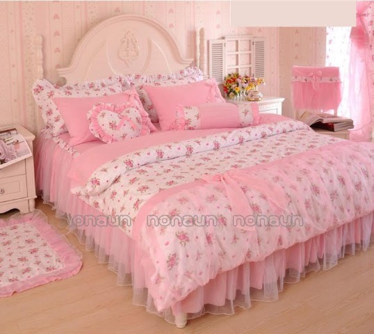 จำหน่ายชุดเครื่องนอนเจ้าหญิงวินเทจ สีหวาน  หลากหลายสไตล์ รูปที่ 4