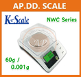 เครื่องชั่งดิจิตอล ทศนิยม3ตำแหน่ง 60กรัม ยี่ห้อ K-SCALE รุ่น NWC ราคาพิเศษ