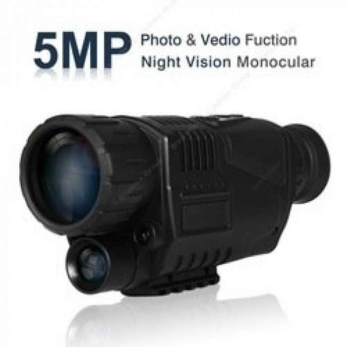 กล้องส่องกลางคืนอินฟาเรดบันทึกวีดีโอ5xnightvision camera video รูปที่ 1