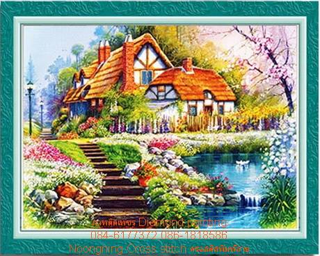 ร้าน noogningcrosstitch ครอสติสพิมพ์ลาย จำหน่ายชุดปักครอสติส ครอสติสคริสตรัล DiamondPainting DIYง่ายๆ10 รูปที่ 1