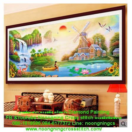 ร้าน noogningcrosstitch ครอสติสพิมพ์ลาย จำหน่ายชุดปักครอสติส ครอสติสคริสตรัล DiamondPainting DIYง่ายๆ122 รูปที่ 1