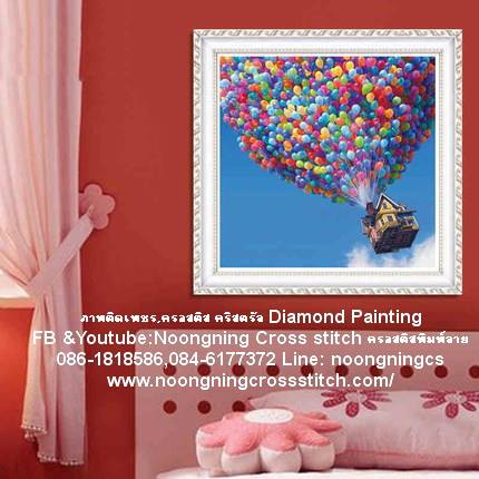 ร้าน noogningcrosstitch ครอสติสพิมพ์ลาย จำหน่ายชุดปักครอสติส ครอสติสคริสตรัล DiamondPainting DIYง่ายๆ110 รูปที่ 1