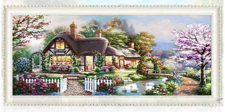 ร้าน noogningcrosstitch ครอสติสพิมพ์ลาย จำหน่ายชุดปักครอสติส ครอสติสคริสตรัล DiamondPainting DIYง่ายๆ355 รูปที่ 1